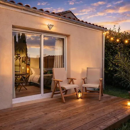 Tiny House Bambou Indépendante Avec Terrasse - Jardin - Calme *