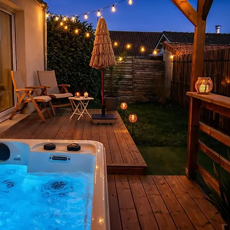 Сasa de vacaciones Tiny House Bambou Indépendante Avec Terrasse - Jardin - Calme *