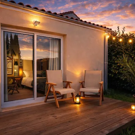 Tiny House Avec Jacuzzi Prive - Jardin - Calme Casa de Férias *