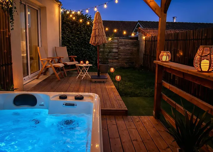 Сasa de vacaciones Tiny House Bambou Indépendante Avec Terrasse - Jardin - Calme *