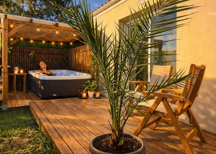 Сasa de vacaciones Tiny House Bambou Indépendante Avec Terrasse - Jardin - Calme